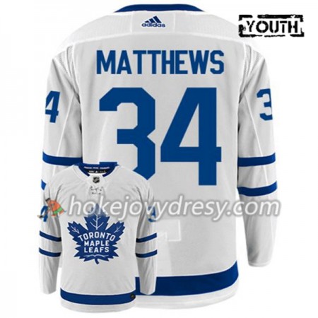 Dětské Hokejový Dres Toronto Maple Leafs AUSTON MATTHEWS 34 Adidas Bílá Authentic
